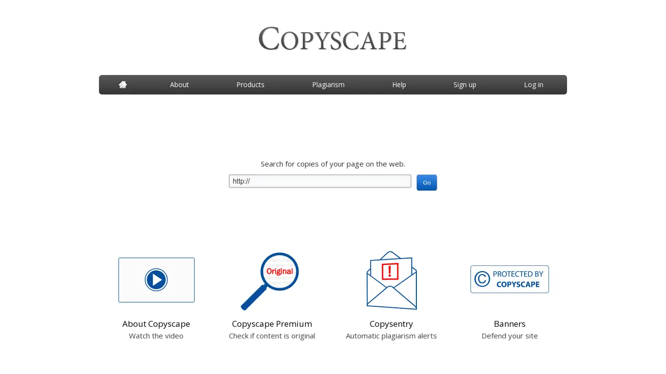 Copyscape Plagiarism Checker - Duplicate Content Detection Software