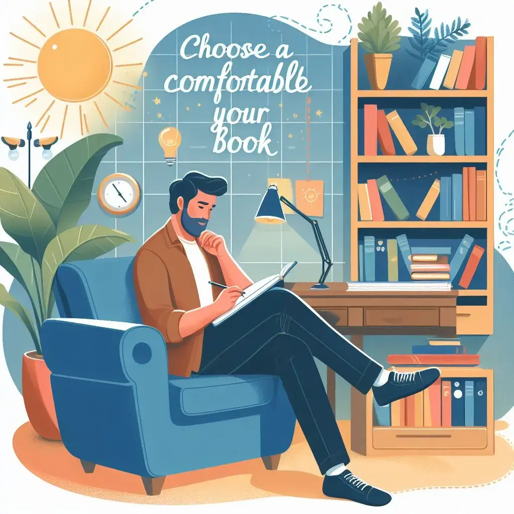 Choose a Comfortable Space to Write Your Book